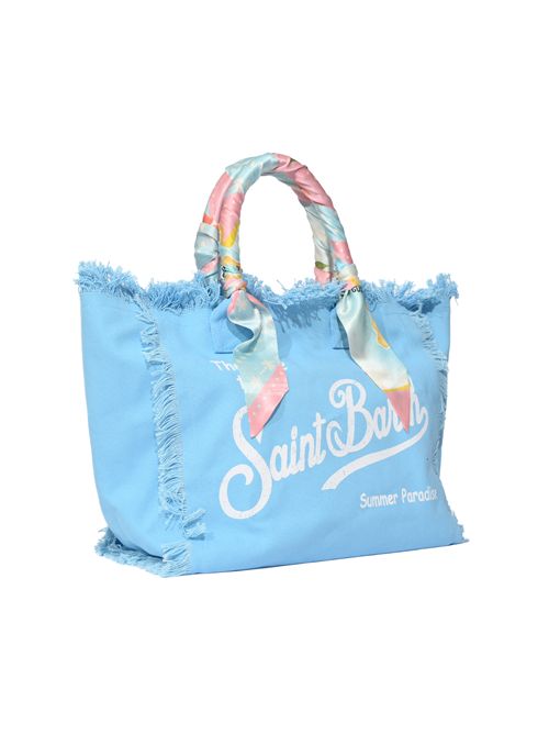 Borsa Vanity in canvas di cotone con foulard Mc2 Saint Barth | VANI04509250L
